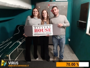 escape room mystery house torino Virus 404