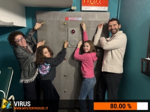 escape room mystery house torino Virus 404