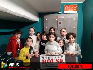 escape room mystery house torino Virus 404