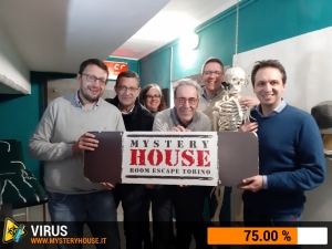 escape room mystery house torino Virus 404