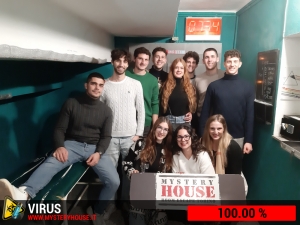 escape room mystery house torino Virus 404