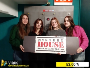 escape room mystery house torino Virus 404