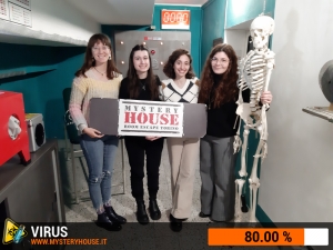 escape room mystery house torino Virus 404