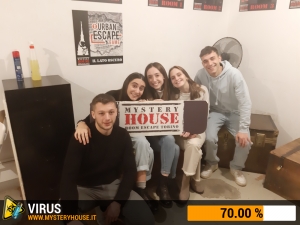 escape room mystery house torino Virus 404