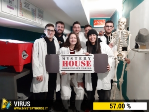 escape room mystery house torino Virus 404