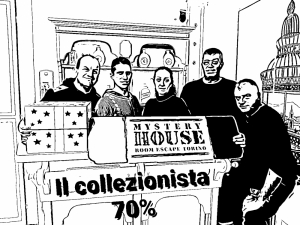 escape room mystery house torino 2D il collezionista