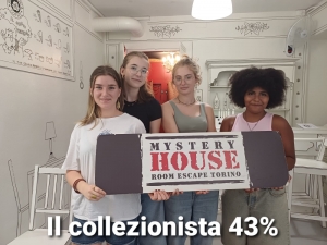 escape room mystery house torino 2D il collezionista