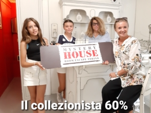 escape room mystery house torino 2D il collezionista