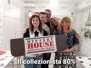 escape room mystery house torino 2D il collezionista