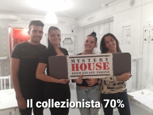 escape room mystery house torino 2D il collezionista