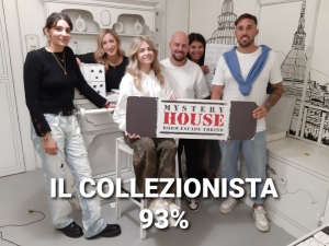 escape room mystery house torino 2D il collezionista