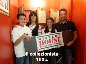 escape room mystery house torino 2D il collezionista