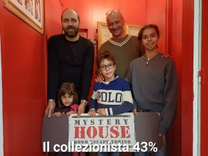 escape room mystery house torino 2D il collezionista