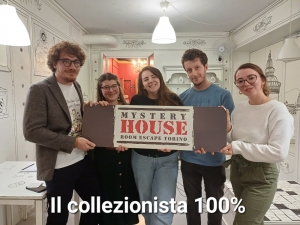 escape room mystery house torino 2D il collezionista