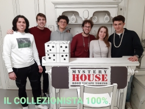 escape room mystery house torino 2D il collezionista