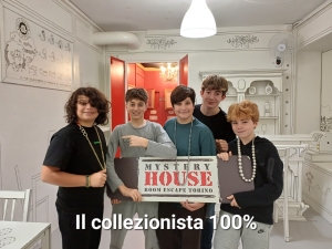 escape room mystery house torino 2D il collezionista