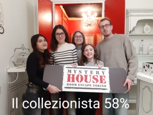 escape room mystery house torino 2D il collezionista